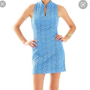 Lilly Pulitzer Dress: Alexa Bay Blue Open Breakers